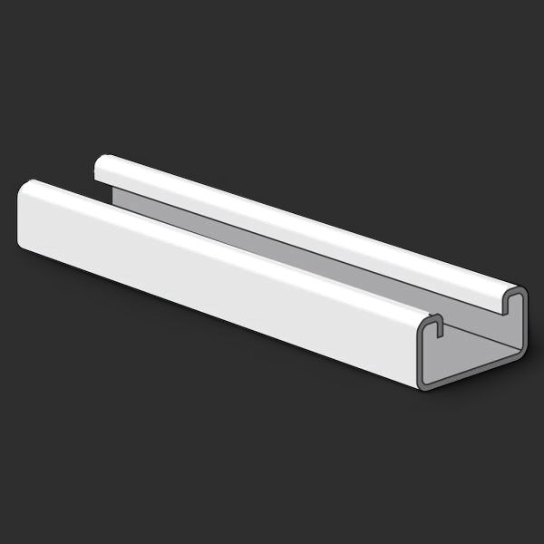 Shallow Solid Strut Channel 12GA (1-5/8"x13/16")