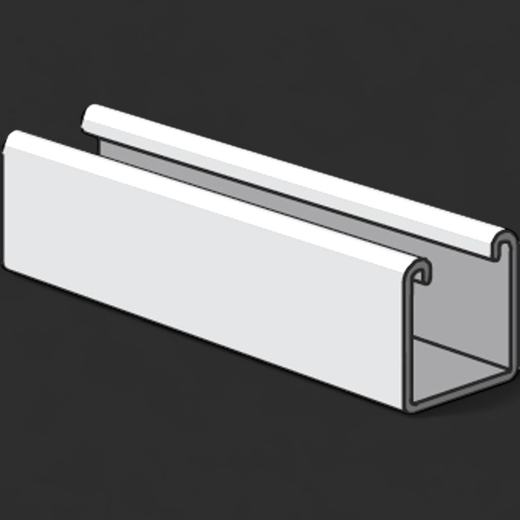 Deep Solid Strut Channel 12GA (1-5/8"x1-5/8")