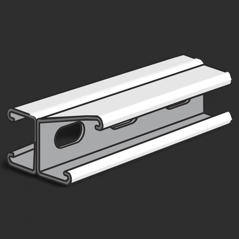 Back to Back Slotted Shallow Strut Channel 12GA (1-5/8"x1-5/8")