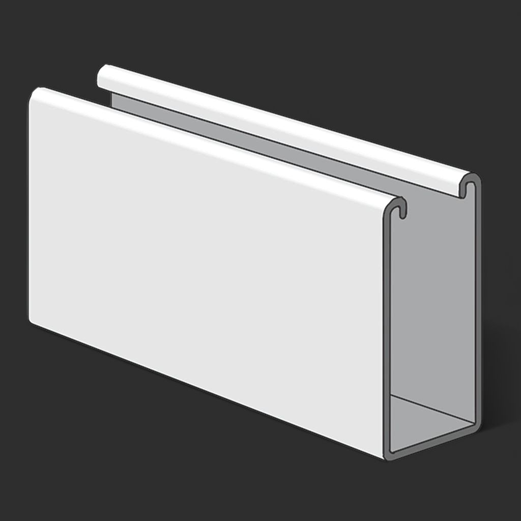 Double Deep Solid Strut Channel 12GA (1-5/8"x3-1/4")