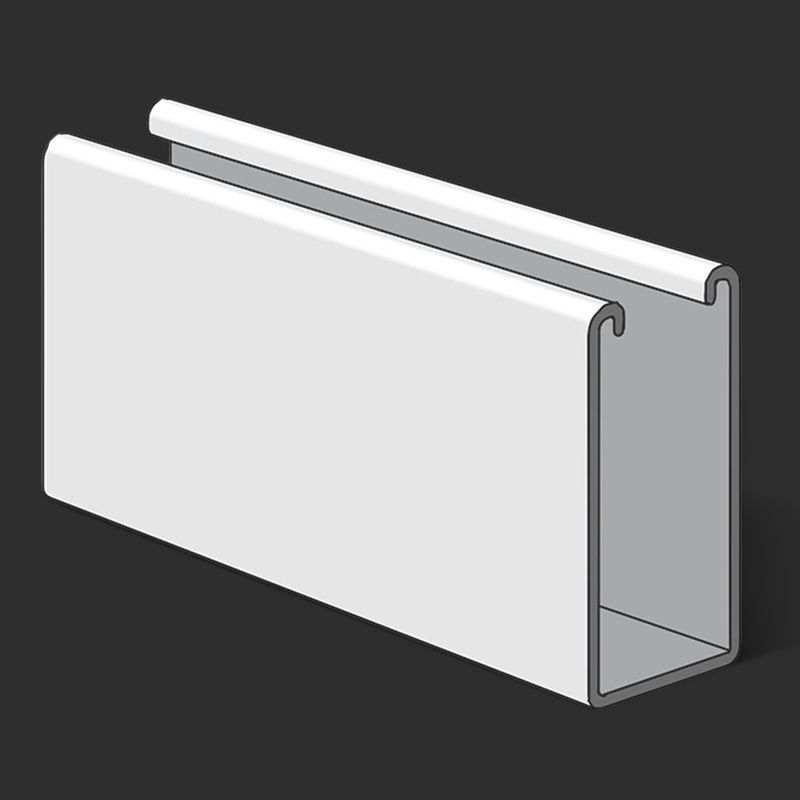 Double Deep Solid Strut Channel 12GA (1-5/8"x3-1/4")
