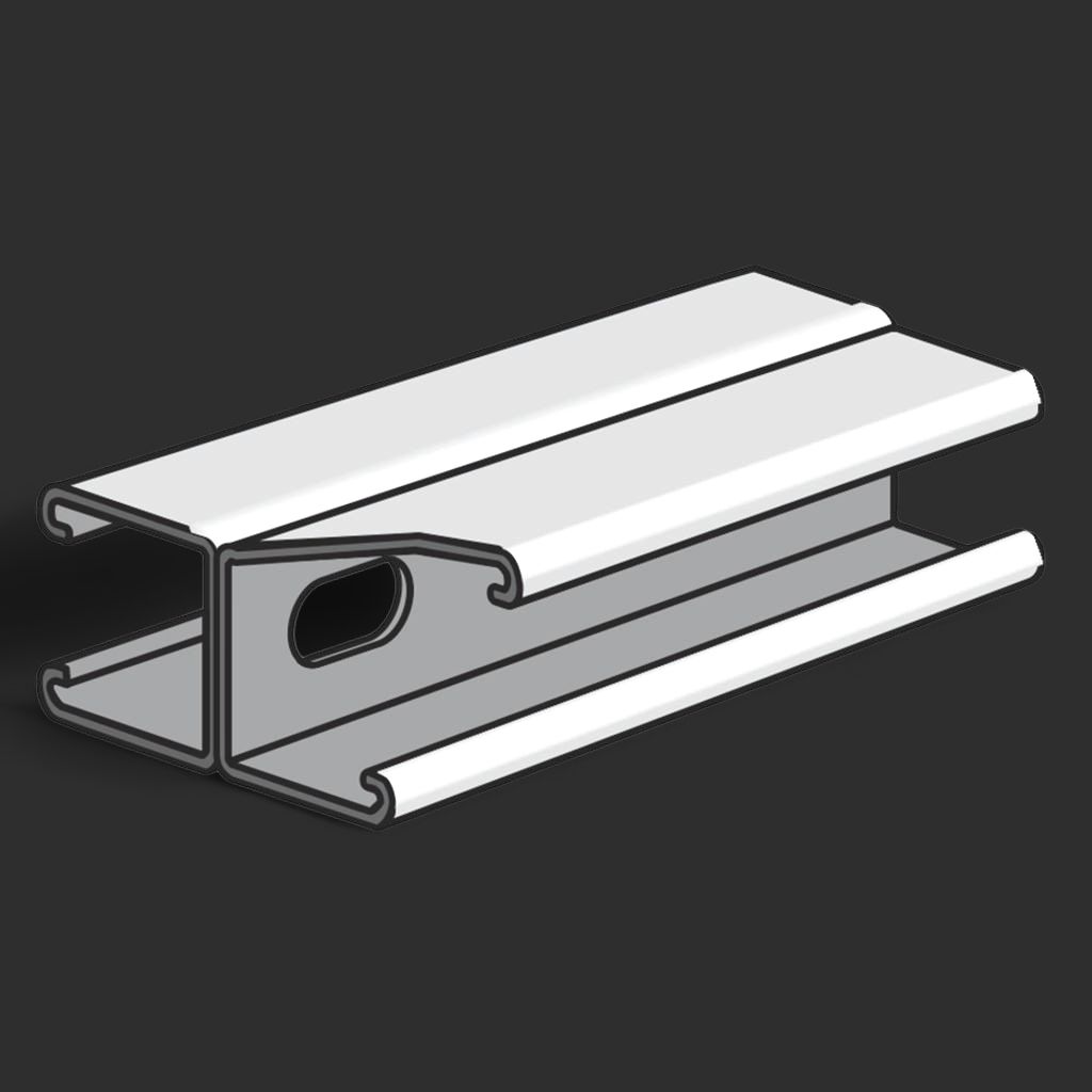 Back to Back Slotted Deep Strut Channel 12GA (1-5/8"x3-1/4")