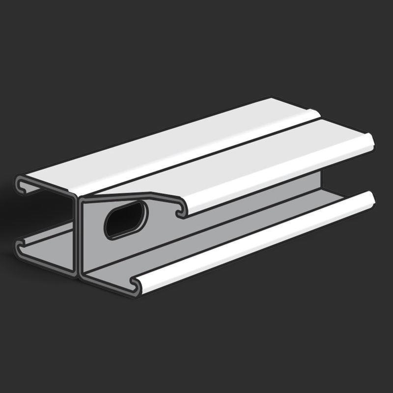 Back to Back Slotted Deep Strut Channel 12GA (1-5/8"x3-1/4")