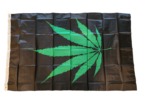 Marijuana Leaf Flag