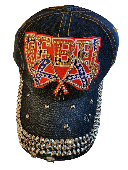 Rebel Bling Hat {Dark Jean}