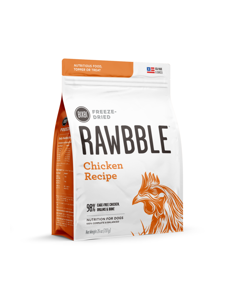 Rawbble Freeze Dried Dog Food - Chicken Recipe 737g