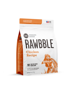 Rawbble Freeze Dried Dog Food - Chicken Recipe 737g