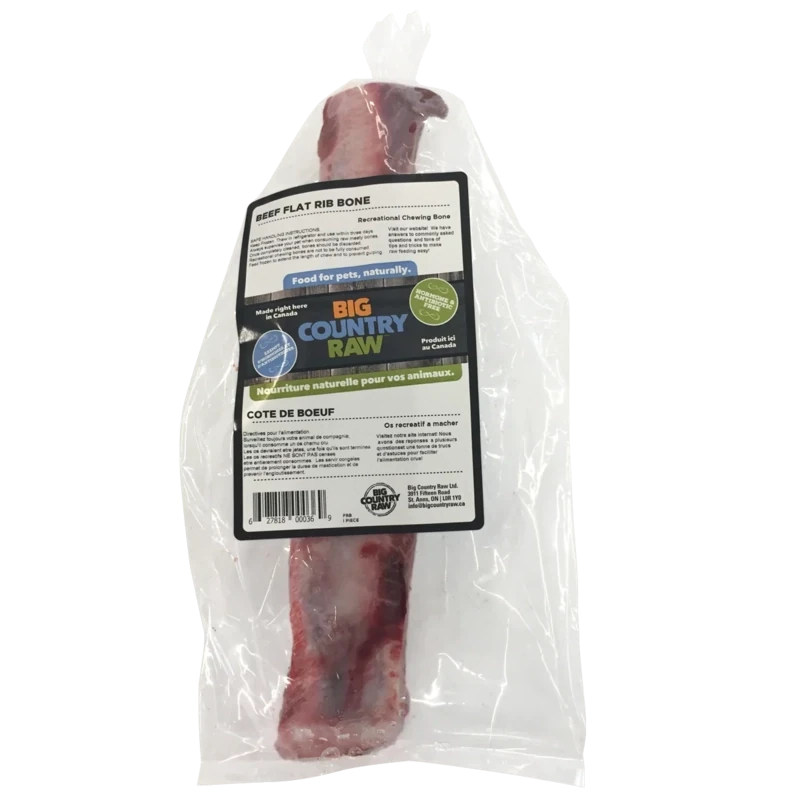 BCR Large Flat Rib Bone 1pc