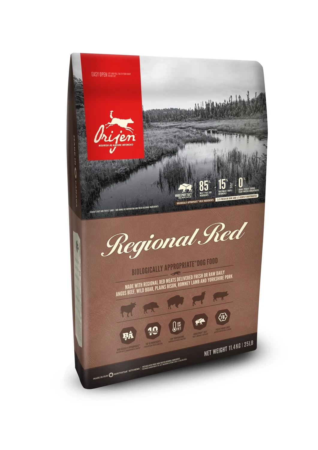 Orijen Regional Red11.4kg 25lbs Dry Dog Food