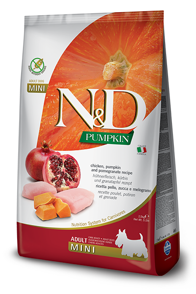 N&D Chicken,pumpkin,pomegranate Adult Mini 5.5lb