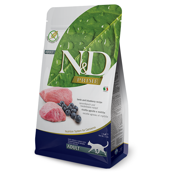 N&D Adult Lamb Bluberry 3.3lb 1.5kg Cat Dry Food