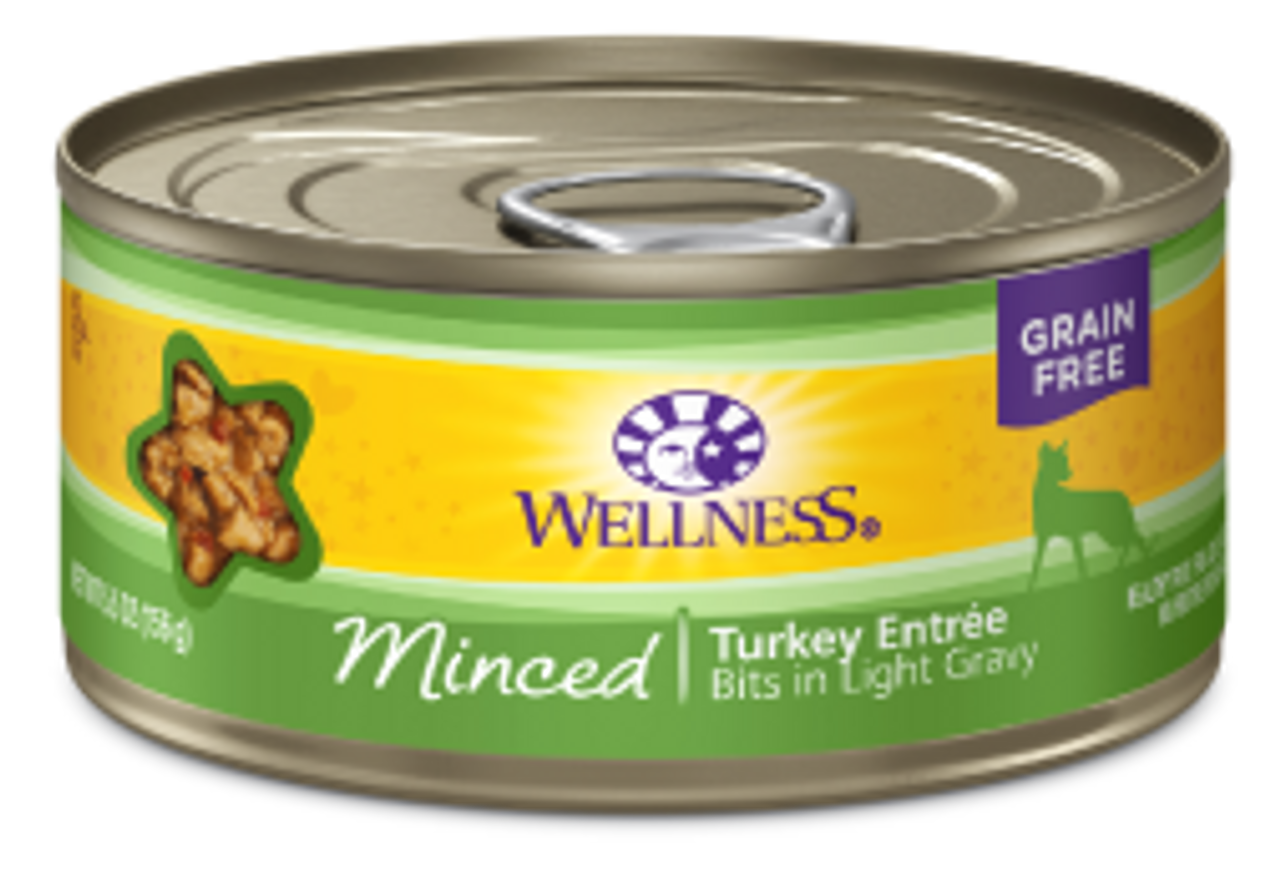 Wellness Minced Turkey Entree 5.5oz Cat Wet Food