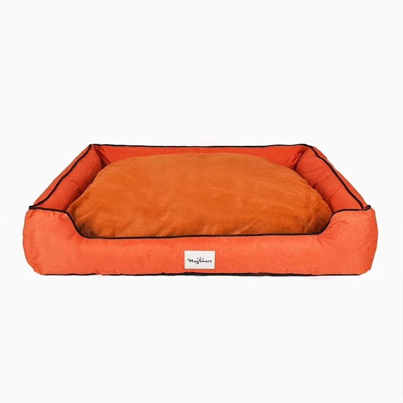 Hug Smart Pet Lounger Dog Bed Orange LG