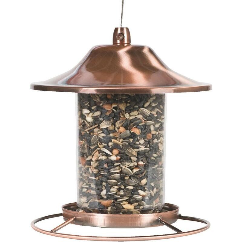 Perky Pet Copper Panorama Wild Bird Feeder