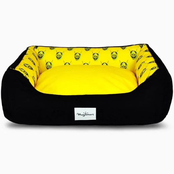 Hug Smart Yellow/Black Dog Bed  SM