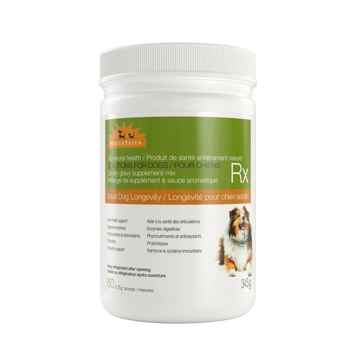 Wellytails Adult Dog Longevity Rx 345g