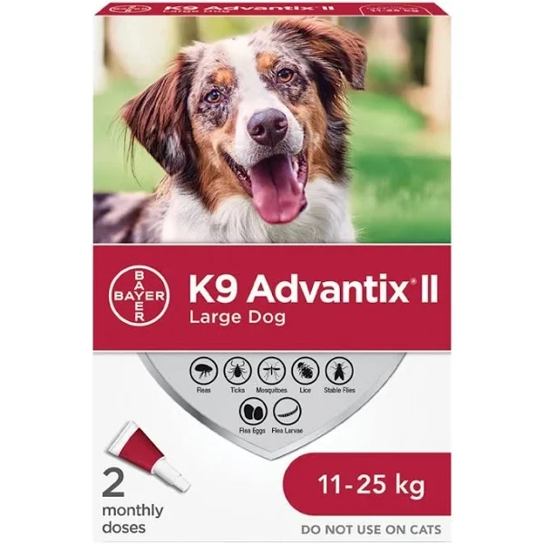 K9 Advantix II Flea & Ticks 11-25 Kg