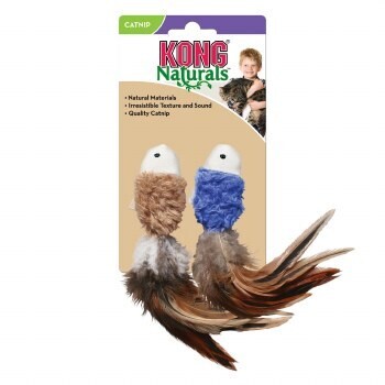 Kong Naturals Catnip Crinkle Fish