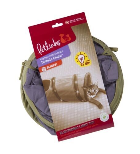 Petlonks Twinkle Chute Electronic Light Cat Toy