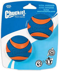 Ultra Chuckit Squeaker Medium 2 Pack