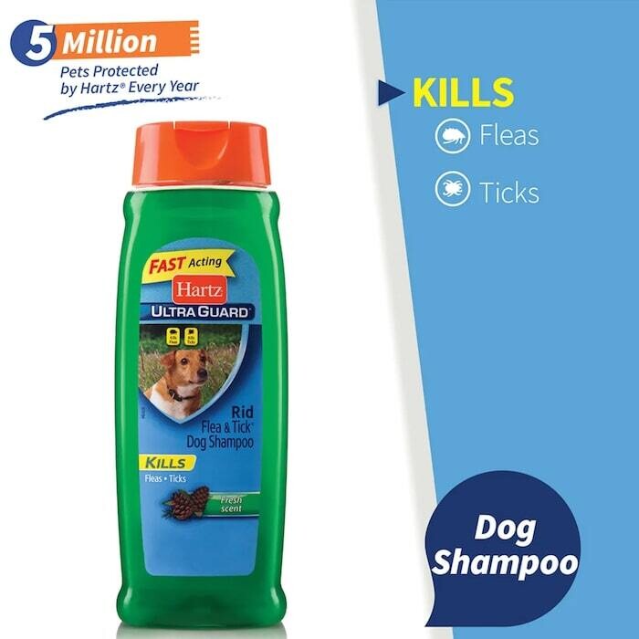 Hartz Flea And Tick Dog Shampoo 523ml