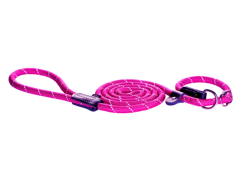 Rogz Rope Moxon Dog Leash, Pink Large