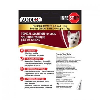 Zodiac Flea Control For Dogs 4.6-11 Kg