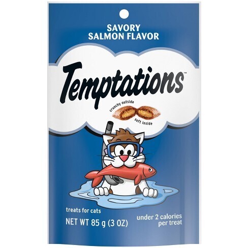 Temptation Salmon Flavour Cat Treat 85g