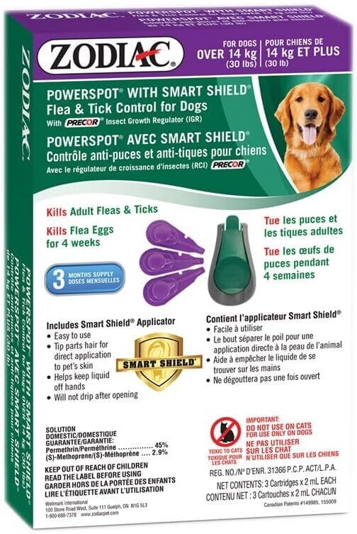 Zodiac Flea And Tick Control  Dogs Over 14 Kg