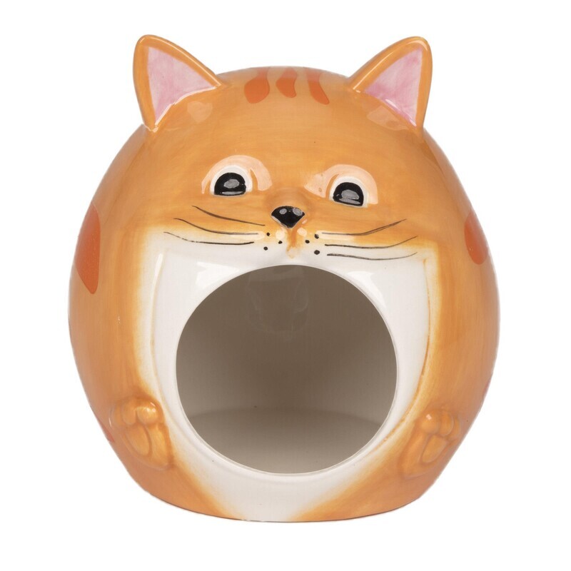 Ware Tabby Cat Hideout For Small Critters