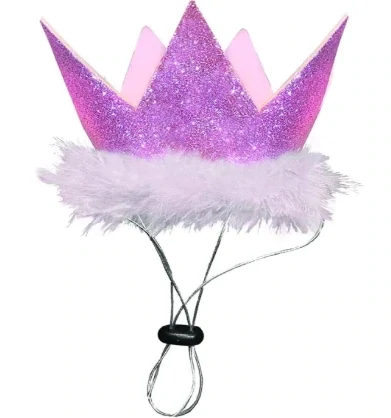 Huxley & Kent Small Party Crown Pink