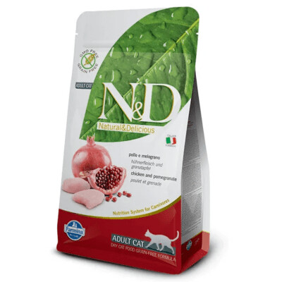 N&D Chicken, Pomegranate Adult 11lb Cat Food