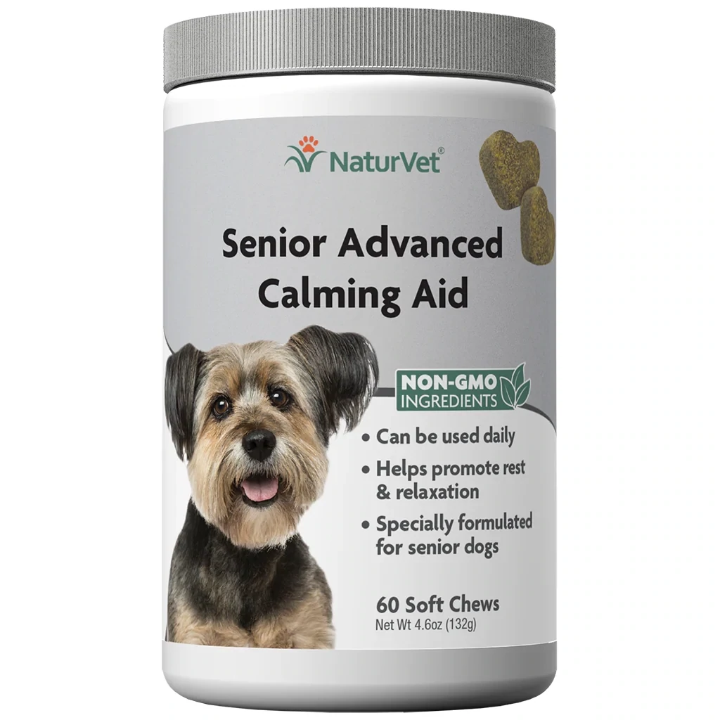 Nature Vet Senior Advanced Calming Aid 60 Soft Chews