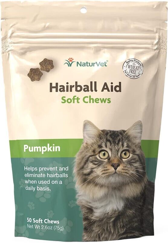 Nature Vet Hairball Aid 50 Soft Chew