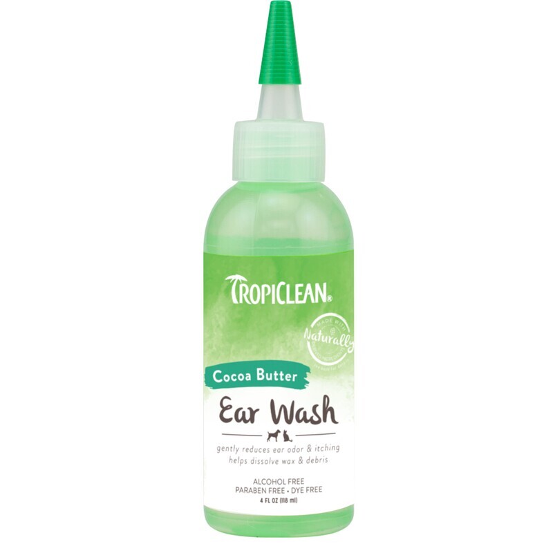 Tropiclean Cocoa Butter Ear Wash 118ml