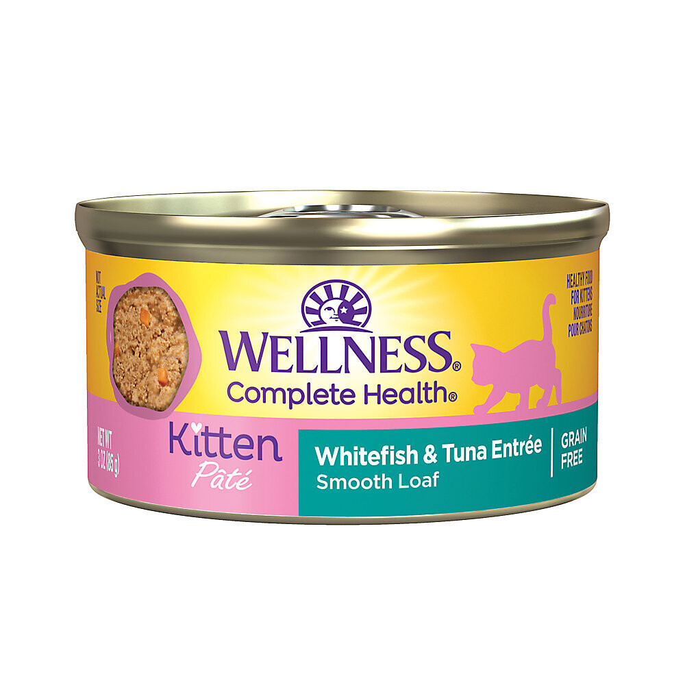 Wellness Kitten Paté Whitefish & Tuna Entrée 3oz