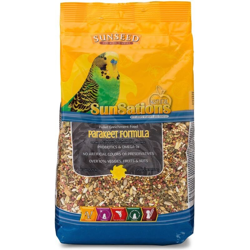 Sunseed Sunsations Parakeet Bird Food 2.5lb