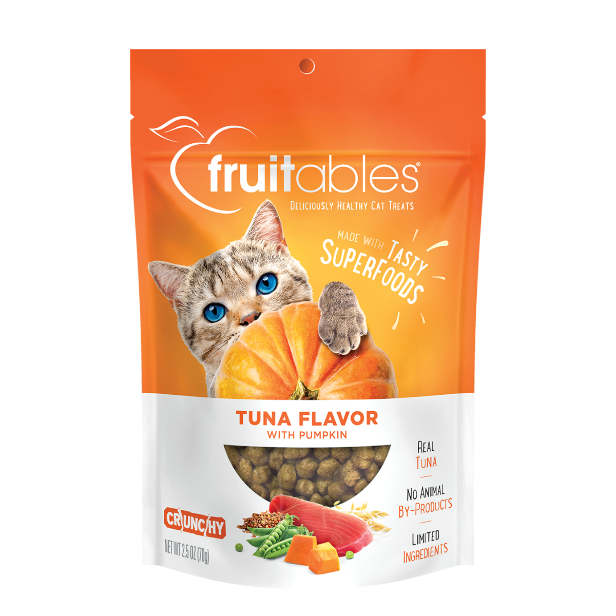 Fruitables Tuna Flavor With Pumpkin 70g Cat Treat