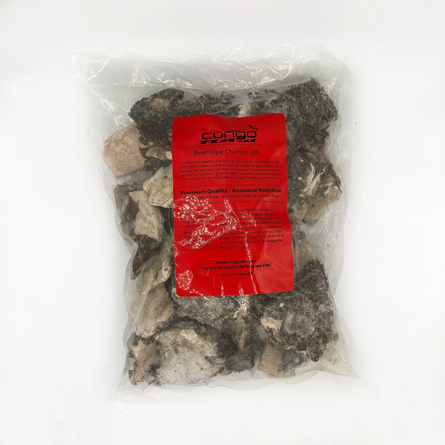 Congo Beef Tripe Chunks 2lb