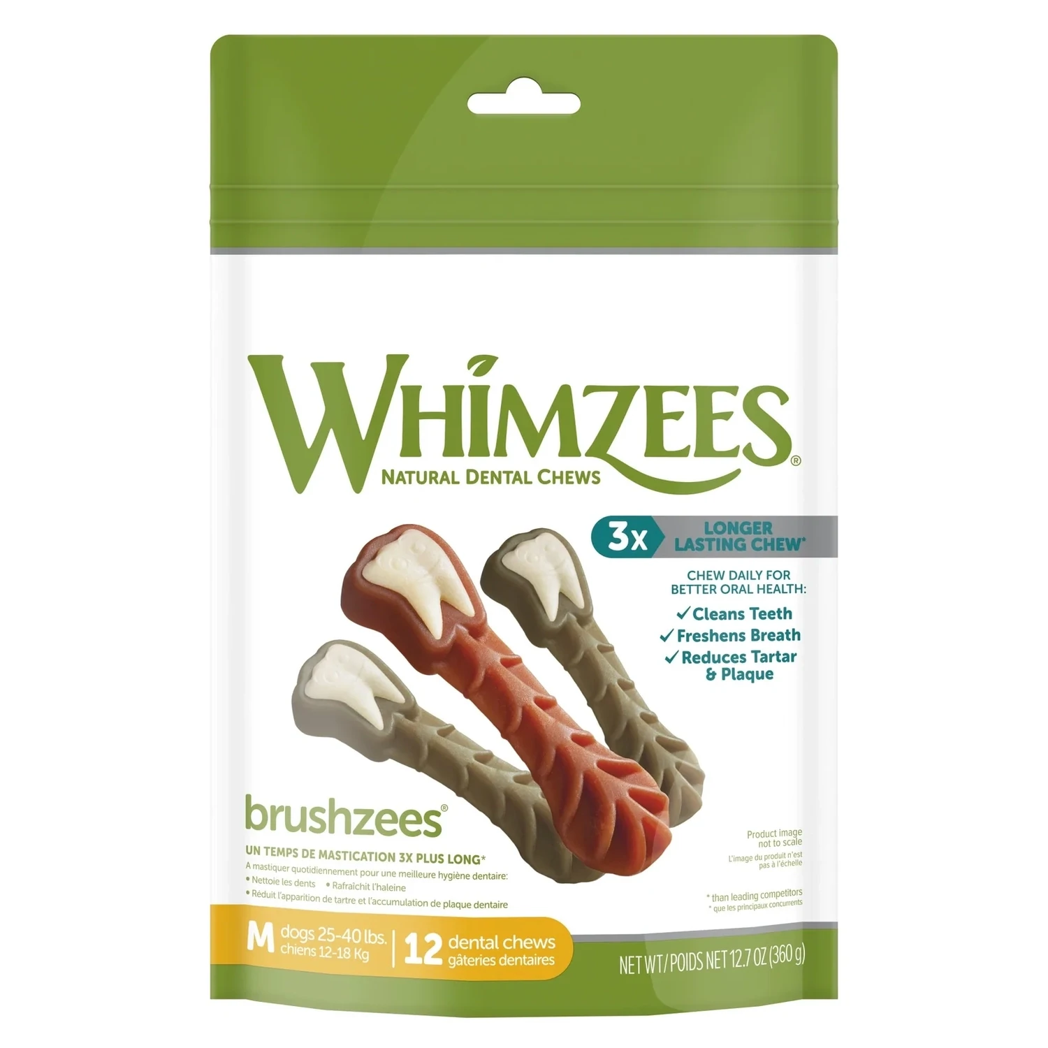 Wellness Whimzees 12 Dental Treats Medium 360g