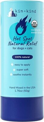 Kin+kind Hot Spot Relief For Cats & Dogs 2.3 Oz Kin+kind Hot Spot Relief For Cats & Dogs 2.3 Oz