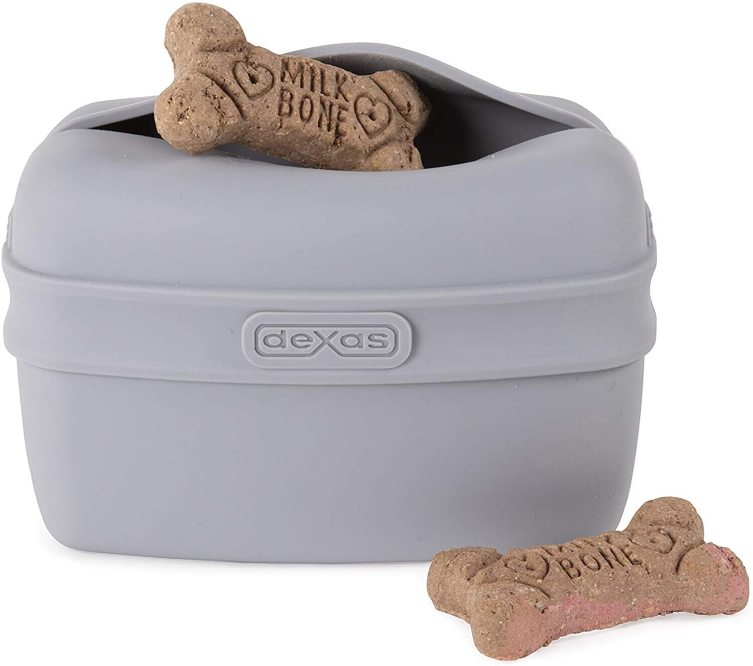 Dexas PoochPouch Clip-on Gray