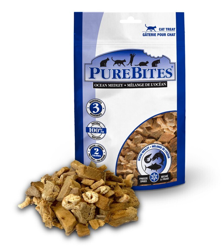 PureBites Ocean Medley Cat Treat 22g