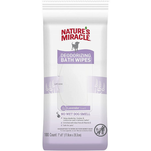 Nature's Miracle Deodorizing Bath Wipes 100count
