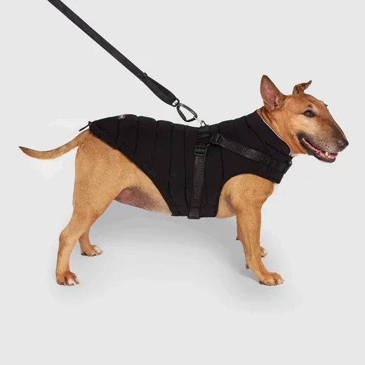 Canada Pooch Harness Puffer Black Size 24
