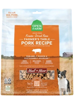 Open Farm Farmer's Table Pork Freeze-Dried Pork 3.5oz