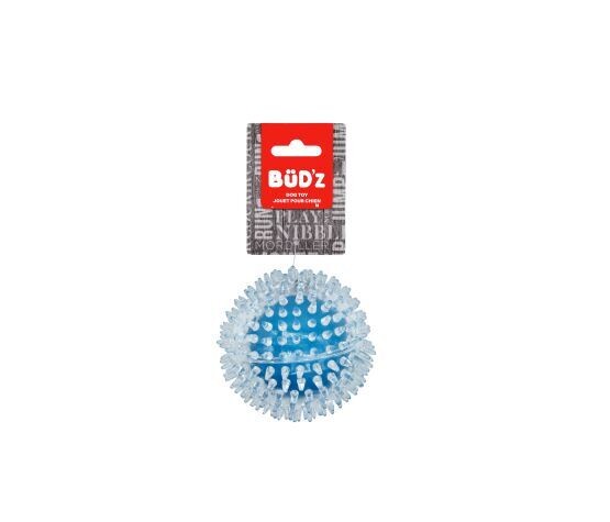 Bud'Z Transparent Balls With Spikes Blue
