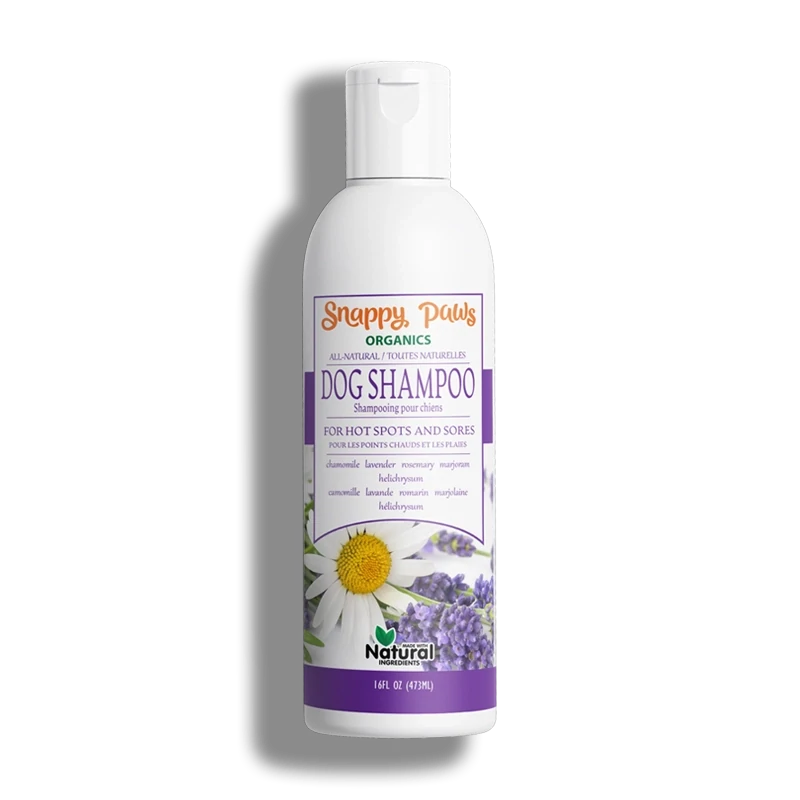 Snappy Paws Organic Shampoo For Hot Spots And Sores Dog 16oz