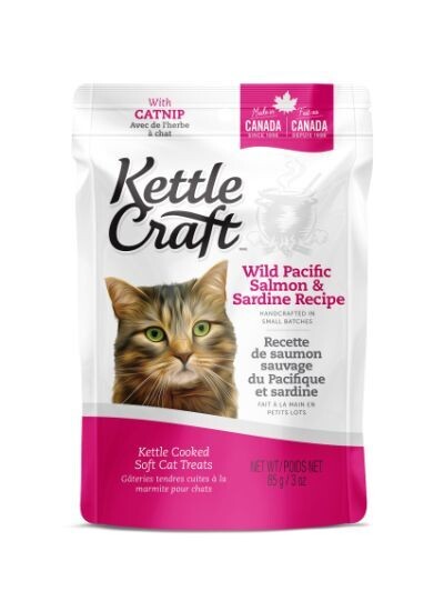 Kettle Craft Wild Pacific Salmon & Sardine Cat Treat 85g