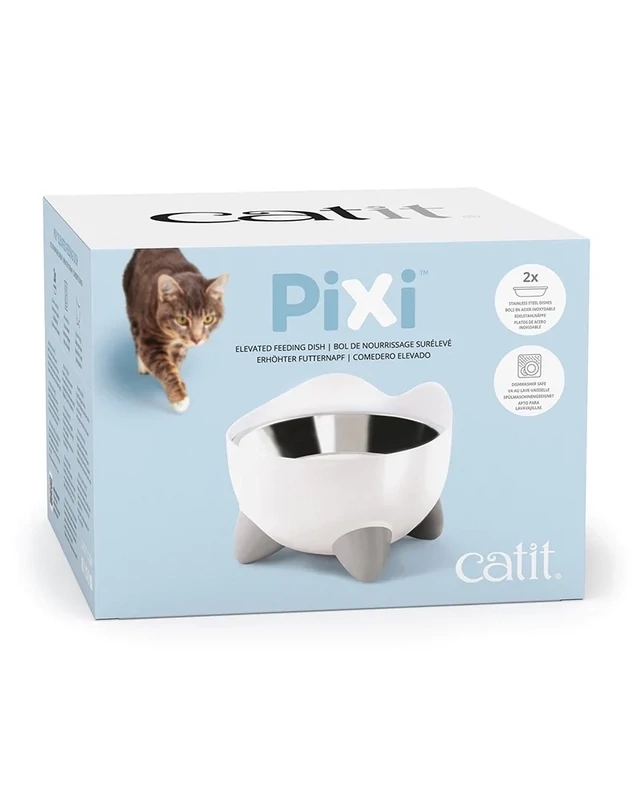 Catit Pixi Elevated Feeding Dish Cat